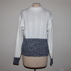 Splendid Colorblock Turtleneck Sweater